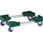 Telescopic Type Container Trolley, Steel 4-Wheel Type / Air Caster (FCD-3030-ALG)