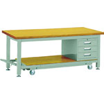 Movable Heavy Work Bench with 3 Cabinets Average Load (kg) 3000 (STWC-1500D3)