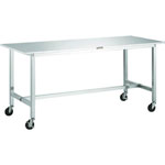 All Stainless Steel Work Bench, Casters with Conducting Stainless Steel Fittings, SUS304, Equal Load (kg) 150