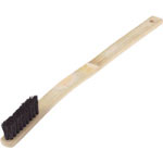 Hand-Planted Bamboo Brush Curved Handle for Professionals