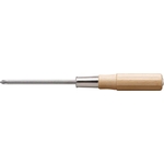 Wooden handle through screwdriver (with magnet) (TWKD-4-200)