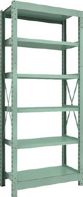 Medium Capacity Bolted Shelf Model R3 (300 kg Type, Height 2,100 mm, 6 Shelf Type)