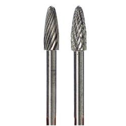 Carbide Cutter Pointed Type with Rounded Tip