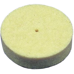 Felt Wheel with Shaft Flat Type Replaceable
