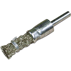 Steel Wire Plated End Brush with Shaft (BKME-25) 
