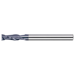 Carbide Solid End Mill, Long Shank, 2-Flute GM-2EL