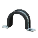 Saddle with Saddle Band Rubber (Electro Zinc Plated/Stainless) (A10435-0035) 