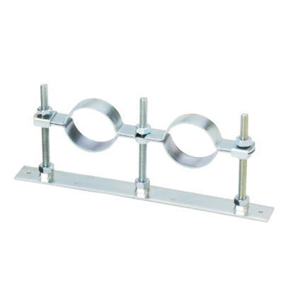 Support Fixture for Collection Piping, Double/Triple Floor Band (with Stopper)