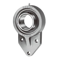 Diamond-Flanged Unit, Cylindrical-Bore Type With Set Screws, UCFK Type 