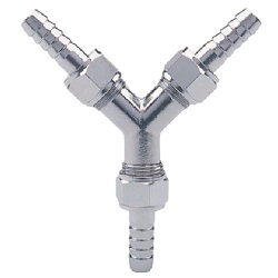 Hose Fittings - Y Hose Joint (Plated) HY (HY-3208) 