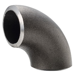 Butt Weld Pipe Fitting, Steel Pipe, 90° Elbow, Black Tube