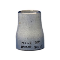 Butt Weld Pipe Fitting, Steel Pipe Reducer (Concentric/Eccentric), White Pipe (JIS(G)-R(E)-PT370-31/2BX2B-S40) 