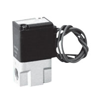 Direct-Acting 2-Port Solenoid Valve Unit for Compressed Air, Just Fit Valve FAB Series (FAB51-15-8-12C-1) 
