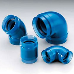 Transparent PC Core Fittings (TPC) - for Lining Steel Pipe Connection - Reducing Tee (TPC-RT-100X50) 
