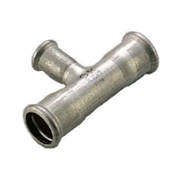Press Fitting for Stainless Steel Pipes, SUS Press Tee (SP-T-20) 
