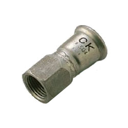 Stainless Steel Tube Press Fitting SUS Press Faucet Socket (SP-WS-20X1/2) 