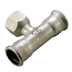 Stainless Steel Tube Press Fitting SUS Press water Faucet Teaming (SP-WT-25X1/2) 