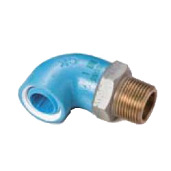 Pre-Sealed Core Fitting, Insulation Type, Z Series for Device Connection, Male Adapters ZM, Elbow (P-ZML-20-CC) 
