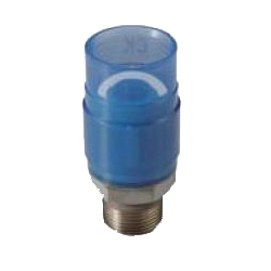 Pre-Sealed Core, Transparent PC Core Fitting, Insulation Type for Device Connection, Male Adapters TPCZM, Socket (P-TPC-ZMS-50) 