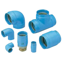 PC Core Fittings, for Lined Steel Pipe Connection, Unequal Diameter Tee (PC-RT-40X25) 