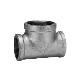 CK Fittings - Screw-in Type Malleable Cast Iron Pipe Fitting - T with Different Diameters (Those with Large Branch Diameter and Different Ventilation) (BRT-20X15X15-W) 