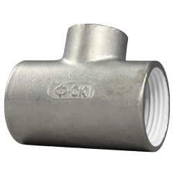CK Pre-Seal SUS Fitting Different Diameters Tees (P-SUS-RT-10X8A) 