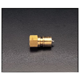 female threaded plug (with stop/brass) (EA140AA-2) 