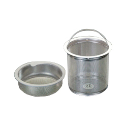 144 × 47 mm, Sink Mesh Draining Basket (Stainless Steel)