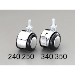 Caster (Two Wheels) Wheel Diameter × Width: 40 × 41.5 mm. Mounting Height: 52 mm