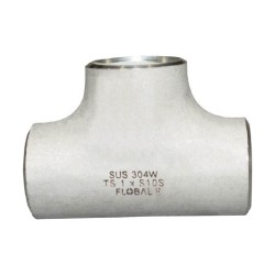 FLOBAL Butt Weld Fitting Same Diameter Tees