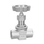 24.8-MPa Needle Stop Valve, Welded-Socket, Outer Panel Screwed Type, Stainless Steel (UH-51500HPD) 