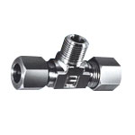 For Copper Pipe, B-Type Compression Fitting, GT-2 Type, MALE BRANCH TEE (GT-2-12-R3/8-B) 
