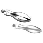 Aluminum zinc alloy plated / sandblast rotating clip (HZ-5/16) 