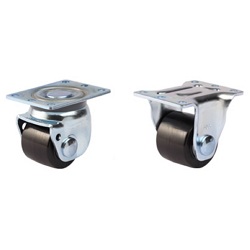 Middle Load Castors JS Series (Flat Type Mounting) (JS-70-ARF-NYD) 