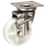 Stainless Steel Caster Swivel (with Double Stopper) JAB Type Size 100 mm (PBJAB-100) 