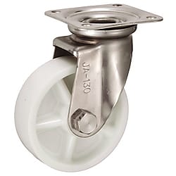 JA-Type Stainless Steel Swivel Caster 130‑mm Size (Metal Fitting Only, No Wheel)