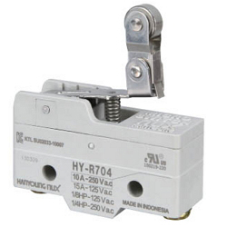 2 Position Roller Lever Type Micro Switch HY-R704-2 W