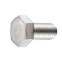 Hex Bolt, Fully Threaded, Strength Classification=A2-70 (HXNHFT-SUS-M6-25) 