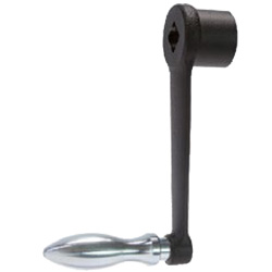 Crank Handle  ·  DIN 469 Straight Type, with Square Groove DIN 79 