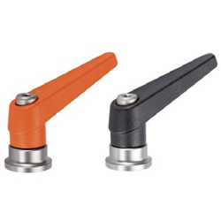 Adjusting Clamping Lever  ·  Axis Bearing, Stainless Steel, Female Screw Type