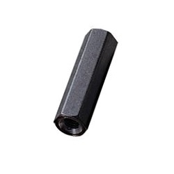 Aluminum Spacer (Hexagonal/Black Anodized) / ASL-BE