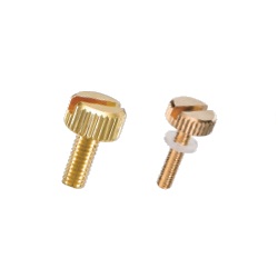 Brass Knurled Knob (Slotted) NB-AG/AG-N