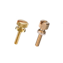 Brass Knurled Knob (Slotted/Flanged) NB-BG/BG-N