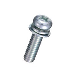 Steel Pan-Head Screw (With SW / PW [Small]) / F-0000-S1E (F-0208-S1E) 