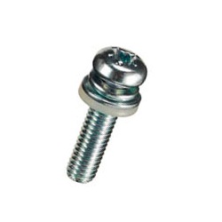 Steel Pan-Head Screw (With SW / PW [Small] / KW) / F-0000-S1NE (F-0312-S1NE) 