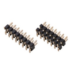 Nylon Pin Header / PSM-42 Pin (Square Pin), 2.54 mm Pitch, SMT Straight (2 Rows) 