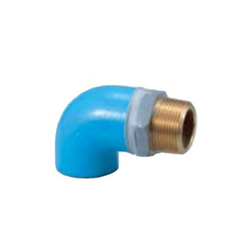 Pipe End Corrosion-Proof Pipe Fitting, Male Adapter Elbow With Corrosion-Proof Screw (PQWK-ZML-25A) 