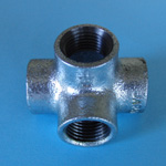Four-Way Pipe Fitting T (Flat Type) (SOT-50A-W) 