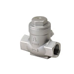 H Series, 10 K Type, Screw-In Shape, Swing Type Check Valve, JIS Intersurface Space Type (JIS B 2011) 