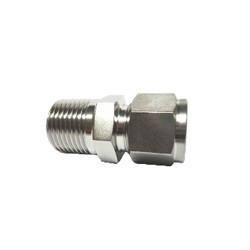 Double Ferrule Type Tube Fitting, Male Connector DCT (DCT12-R12SS) 